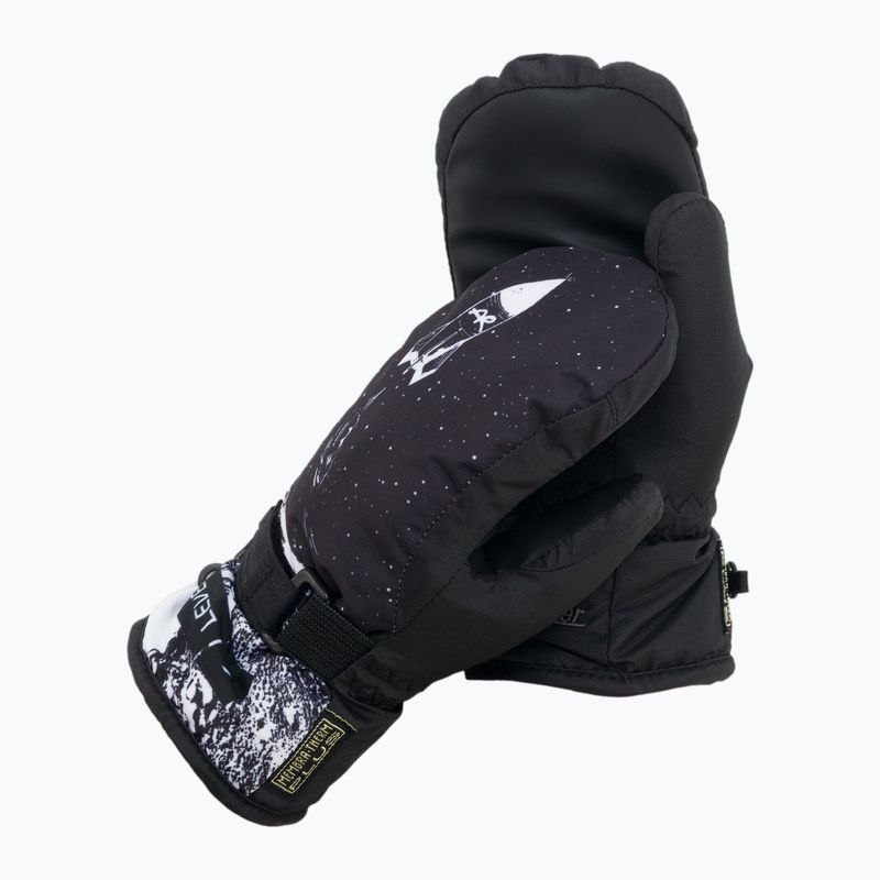 Guanto da sci Level Junior Mitt nero/bianco per bambini