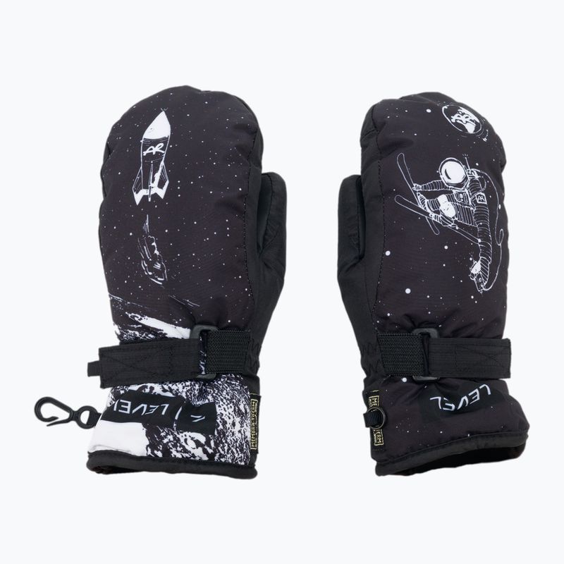 Guanto da sci Level Junior Mitt nero/bianco per bambini 3
