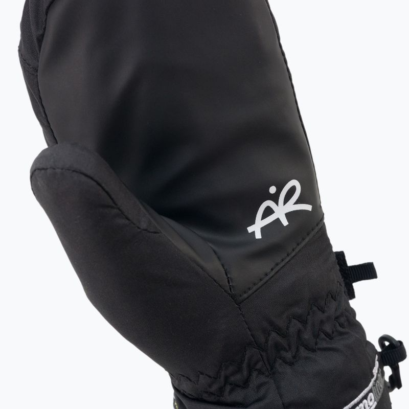 Guanto da sci Level Junior Mitt nero/bianco per bambini 6