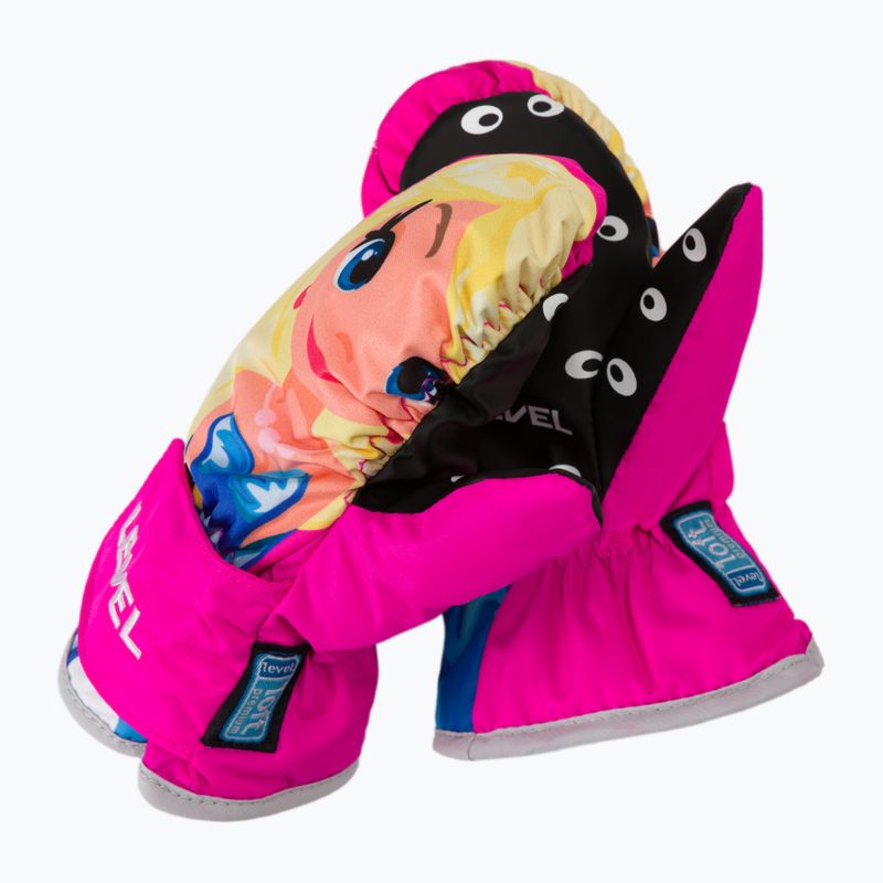 Guanti da snowboard per bambini Level Animal Mitt oro