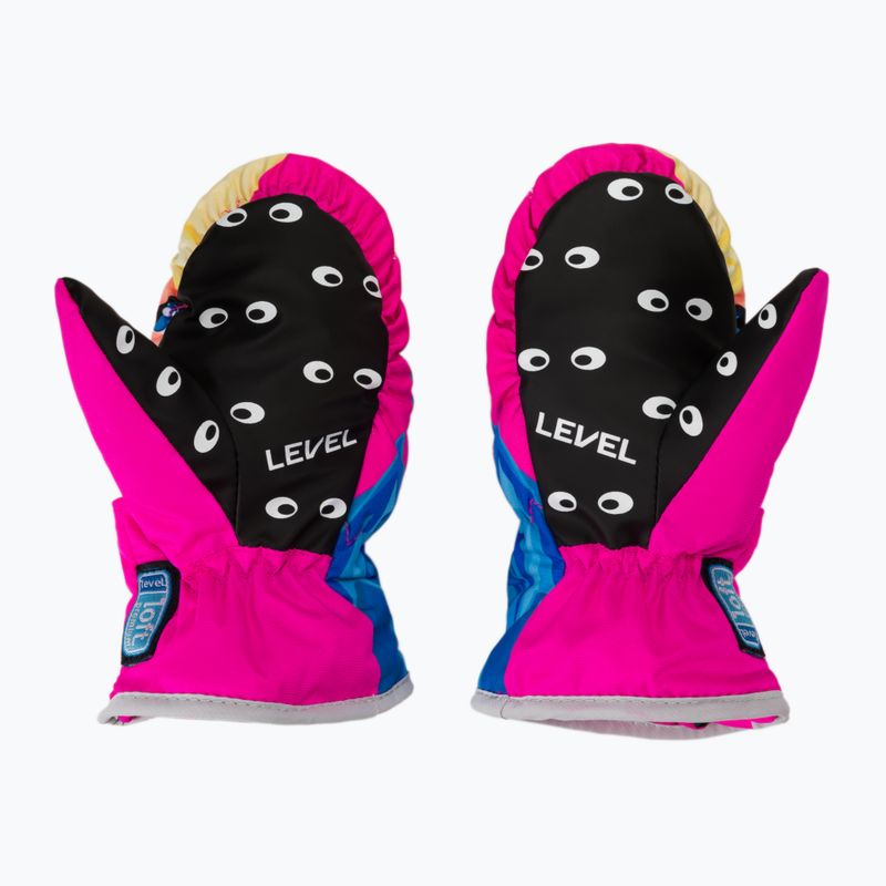 Guanti da snowboard per bambini Level Animal Mitt oro 2
