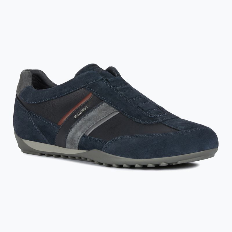 Geox Wells - scarpe da uomo, navy e bordeaux 7