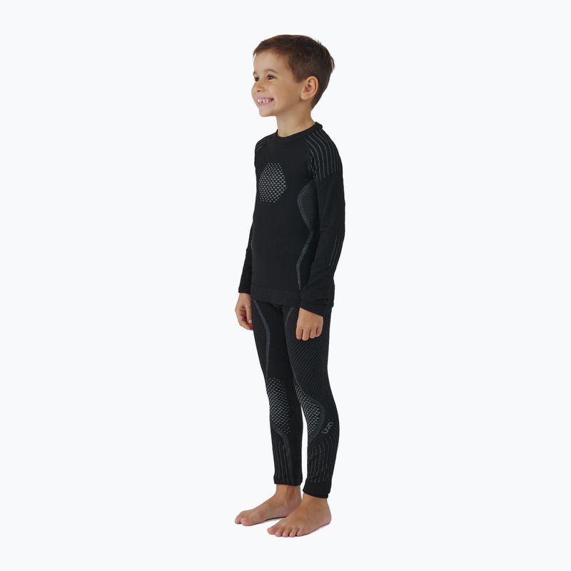 Completo termico per bambini UYN Junior Visyon 2.0 black 3