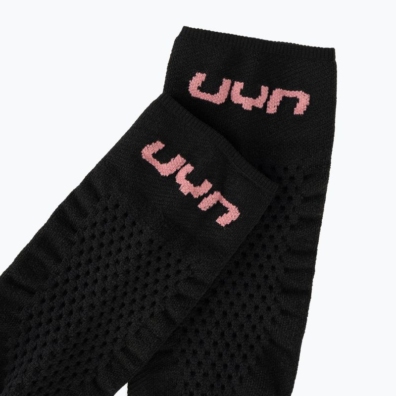 Calze da sci donna UYN Ski One Pure Snow black/pink 4