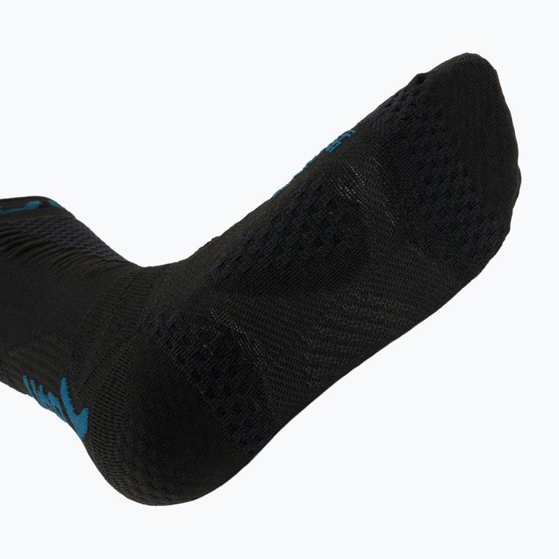 Calze da sci donna UYN One Pure Snow black/blue 5