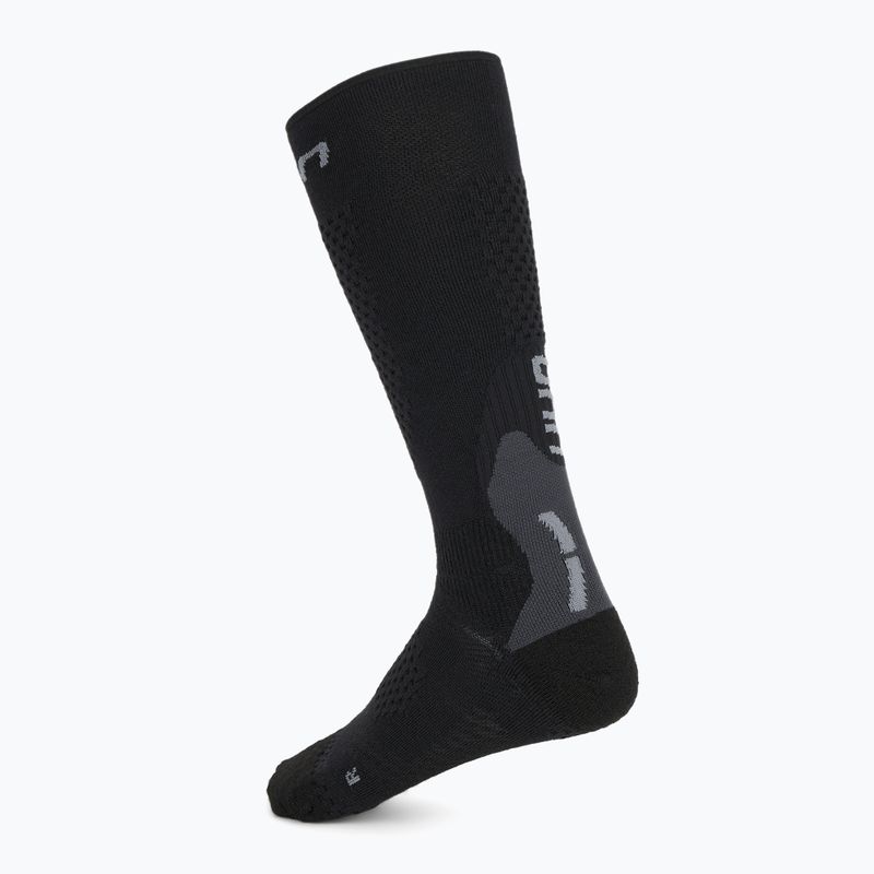 Calze da sci da uomo UYN Ski One Alpine Merino black/grey 2