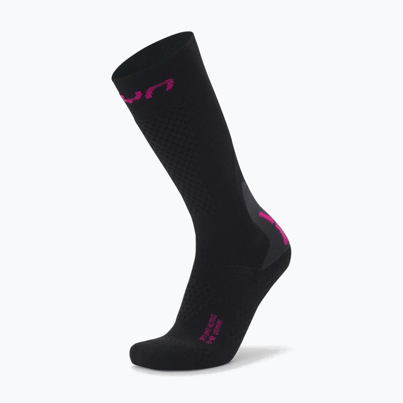 Calze da sci donna UYN Ski One Alpine Merino black/pink 5