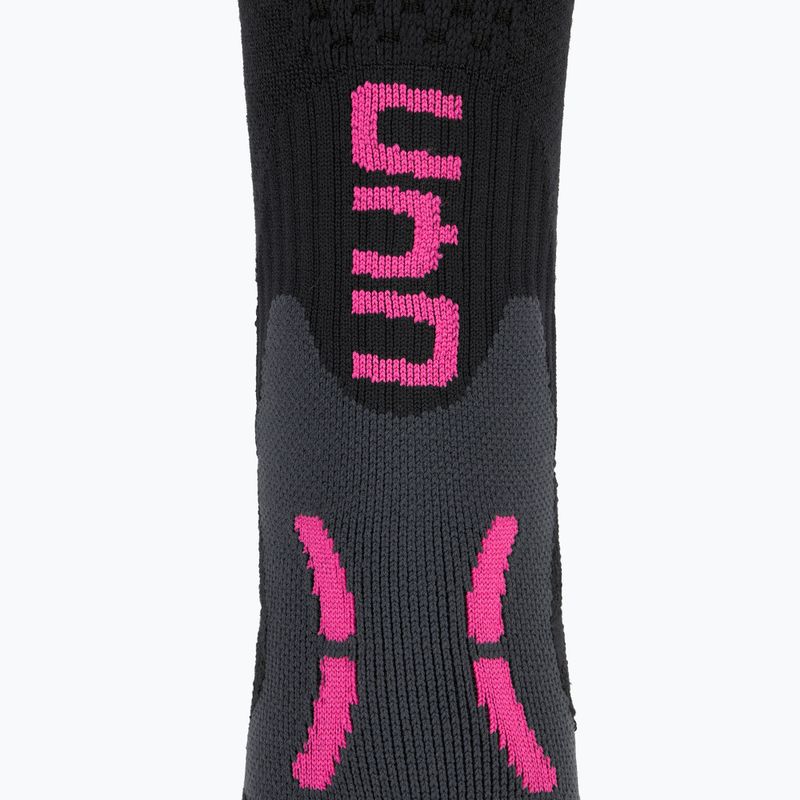 Calze da sci donna UYN Ski One Alpine Merino black/pink 3