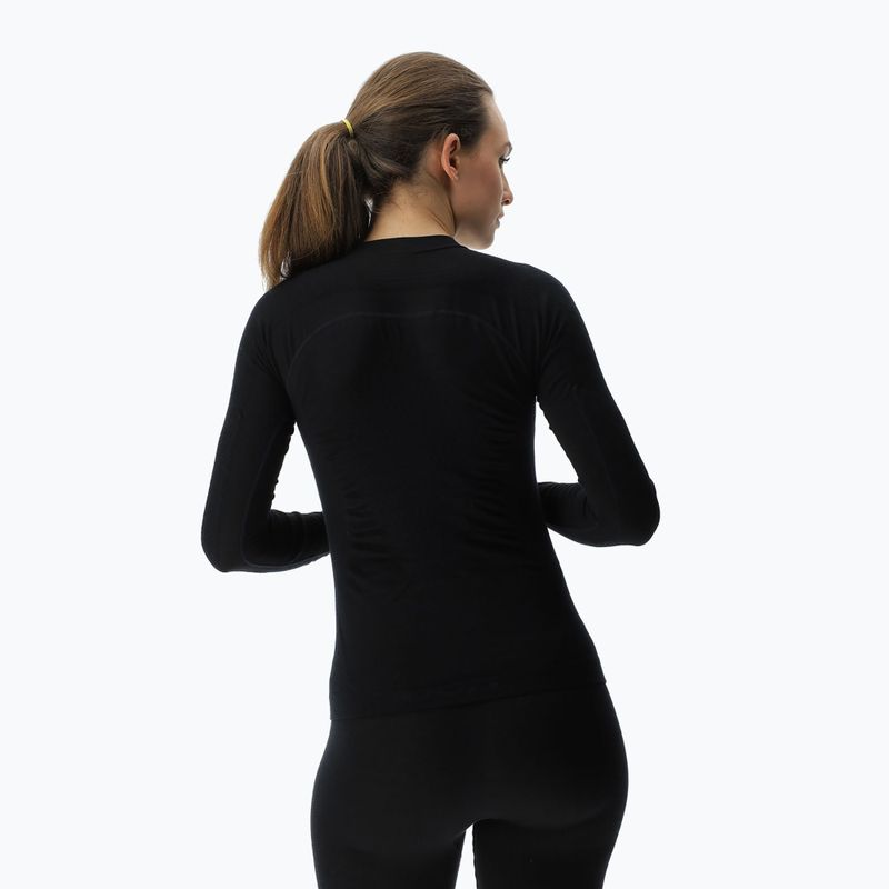 Felpa termica donna UYN Fusyon Biotech np black 3