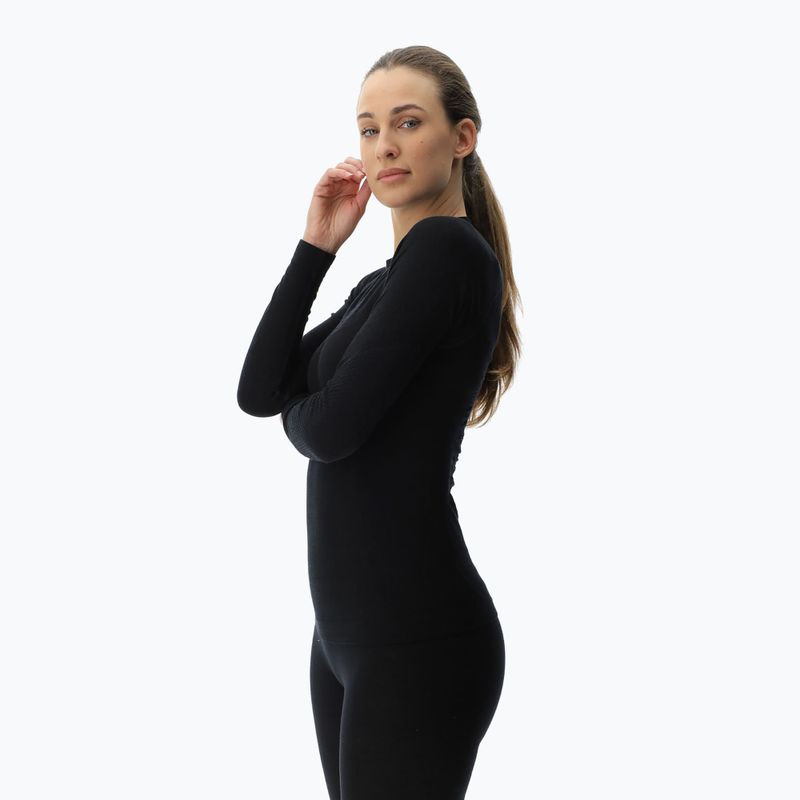 Felpa termica donna UYN Fusyon Biotech np black 4