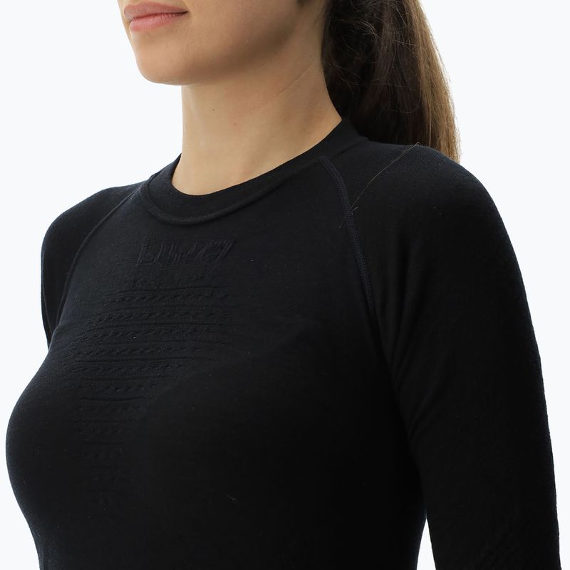 Felpa termica donna UYN Fusyon Biotech np black 7