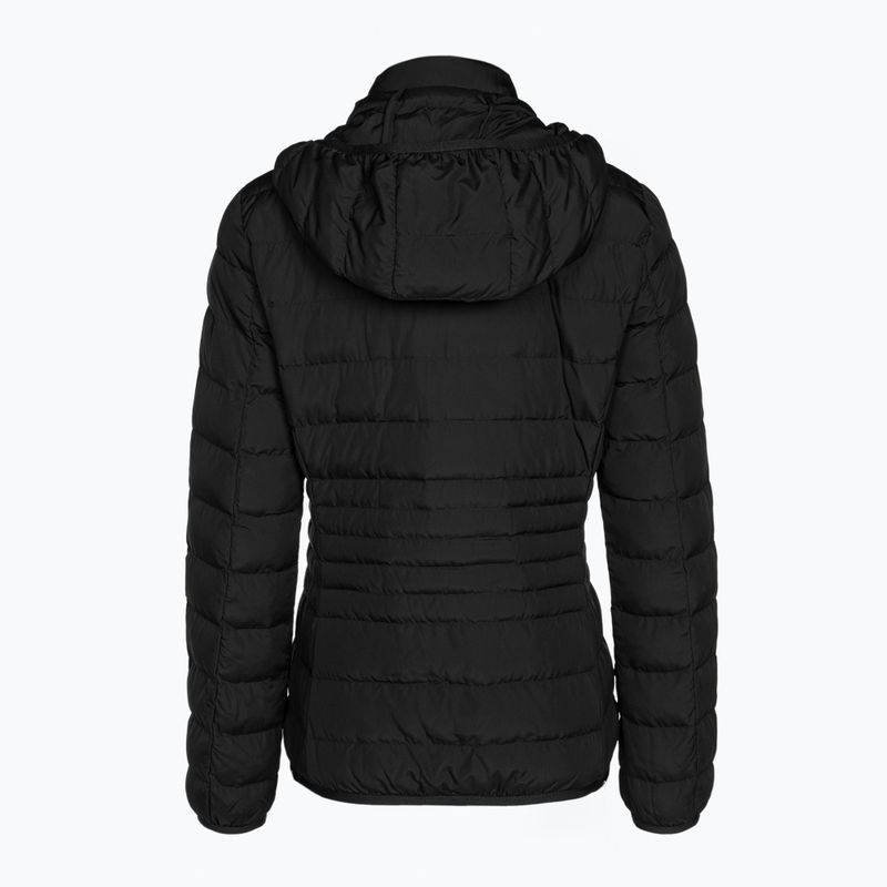Giacca da donna EA7 Emporio Armani Train Core Lady Eco Down Hoodie black/logo light gold 2