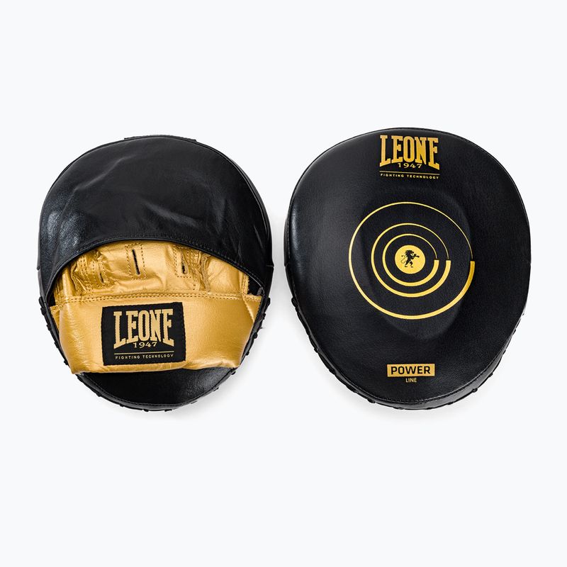 Dischi da allenamento LEONE 1947 Power Line Punch Mitts nero 2