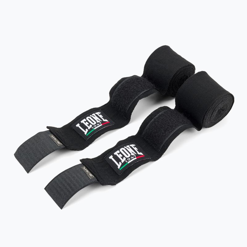 Bendaggi da boxe LEONE 1947 Fasce per mani 450 cm nero 2