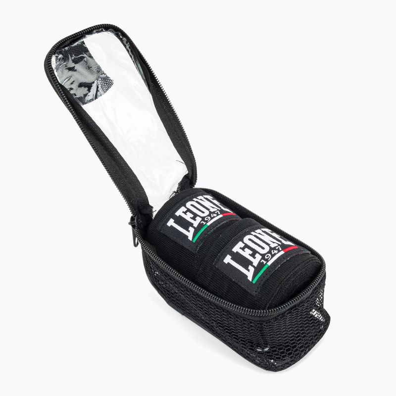 Bendaggi da boxe LEONE 1947 Fasce per mani 450 cm nero 3