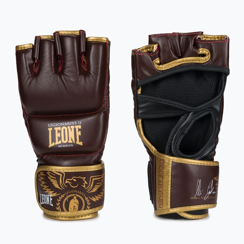 LEONE 1947 Legionarivs II MMA bordeaux guanti da grappling