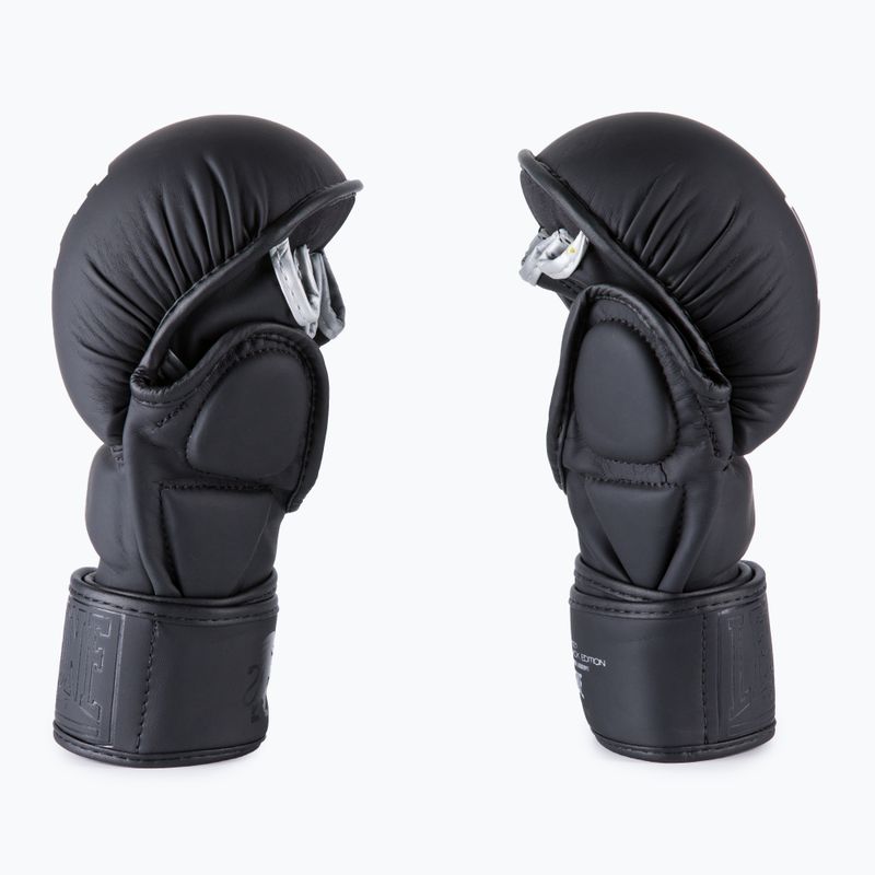 LEONE 1947 Black Edition Guanti da sparring MMA neri 2