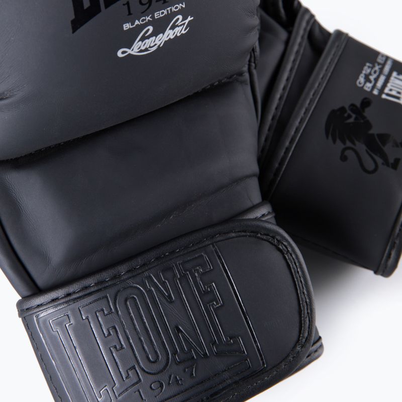 LEONE 1947 Black Edition Guanti da sparring MMA neri 6