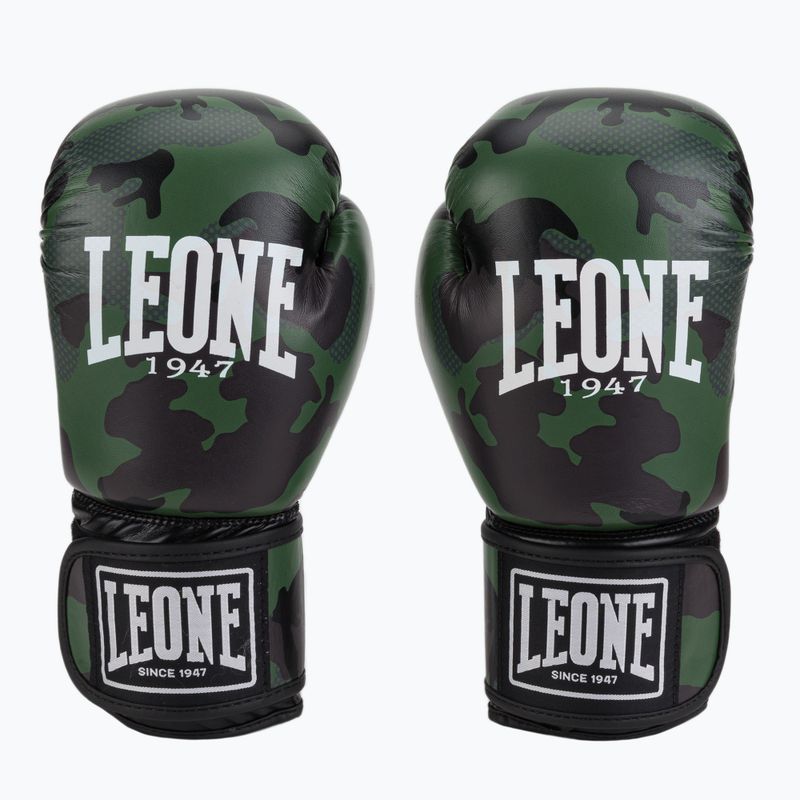 LEONE 1947 Guanti da boxe mimetici verde camo