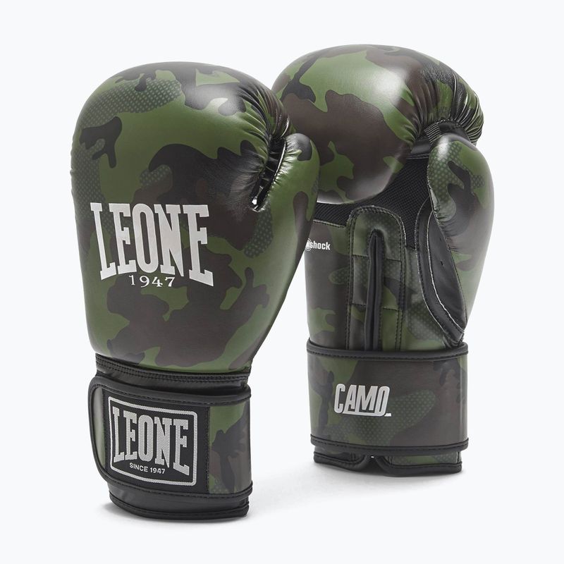 LEONE 1947 Guanti da boxe mimetici verde camo 7