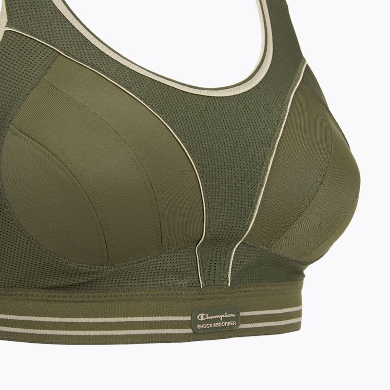 Reggiseno sportivo Shock Absorber Ultimate Run Bra khaki 3
