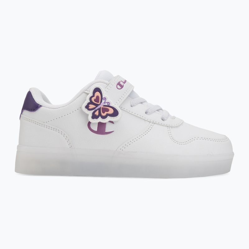 Scarpe per bambini Champion GLW G PS Low Cut white/purple 2