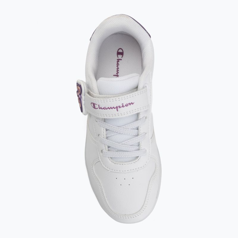 Scarpe per bambini Champion GLW G PS Low Cut white/purple 5