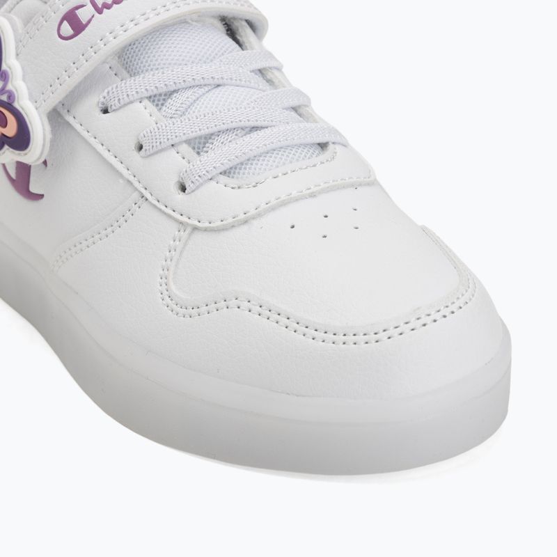 Scarpe per bambini Champion GLW G PS Low Cut white/purple 7