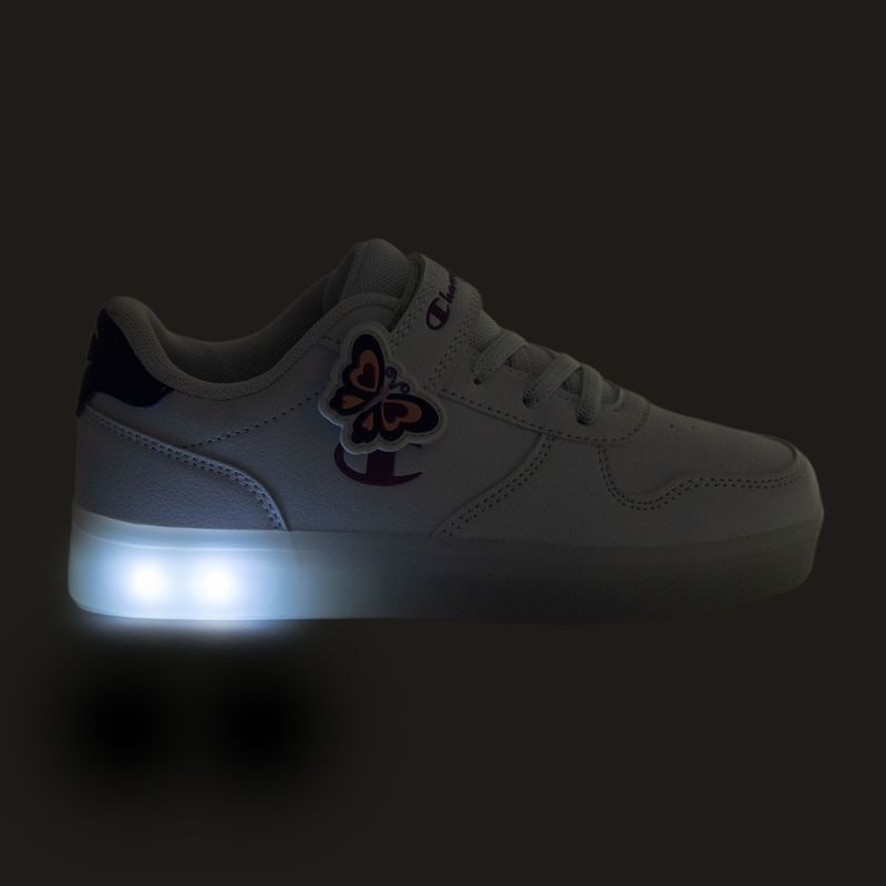 Scarpe per bambini Champion GLW G PS Low Cut white/purple 8