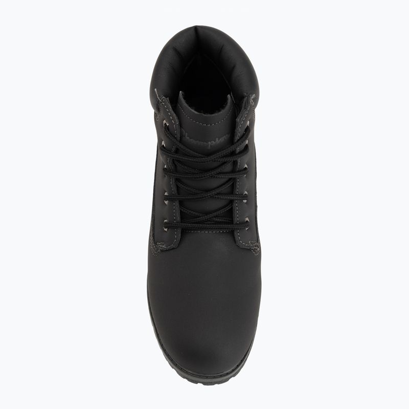 Scarpe per bambini Champion Upstate 3.0 GS Mid Cut triple black 5