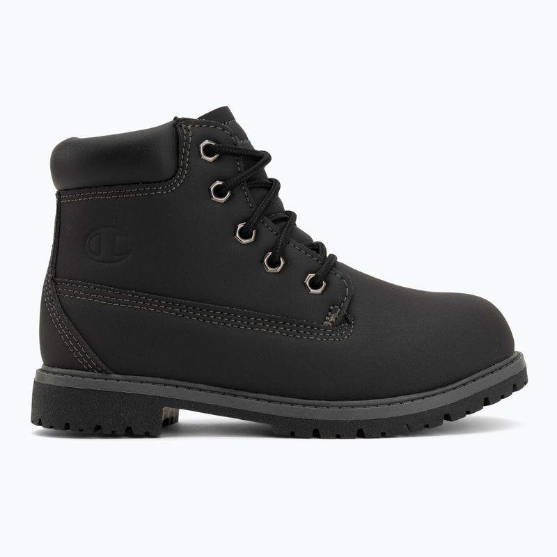 Scarpe per bambini Champion Upstate 3.0 PS Mid Cut triple black 2