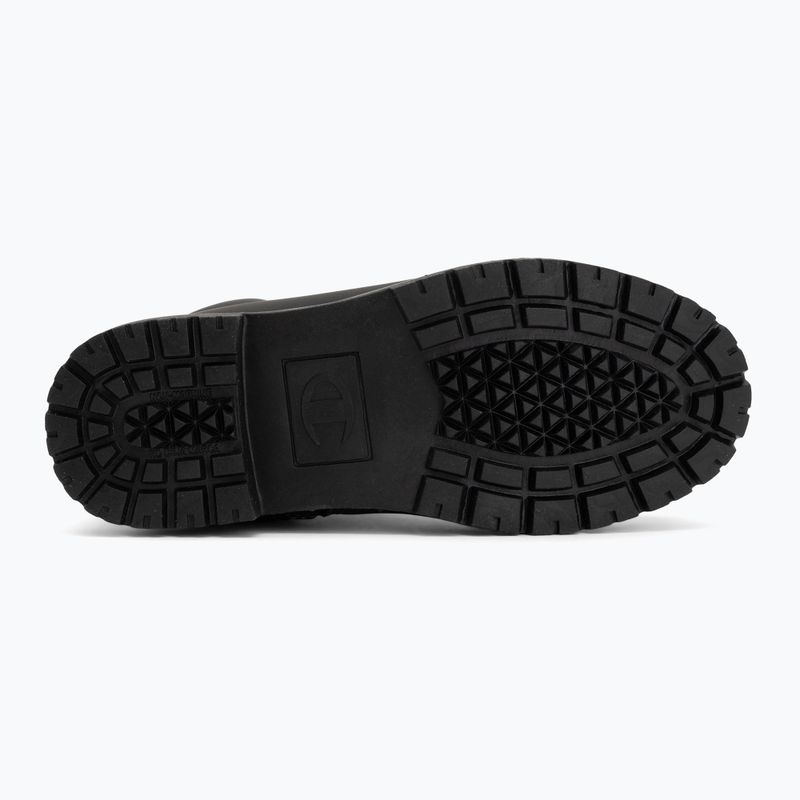 Scarpe per bambini Champion Upstate 3.0 PS Mid Cut triple black 4