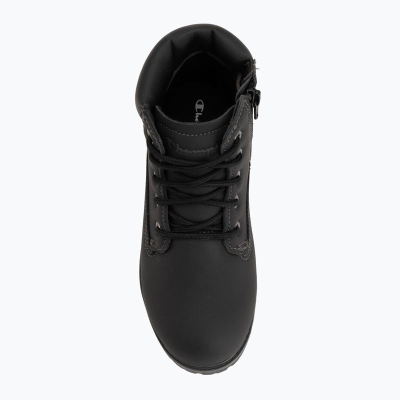 Scarpe per bambini Champion Upstate 3.0 PS Mid Cut triple black 5