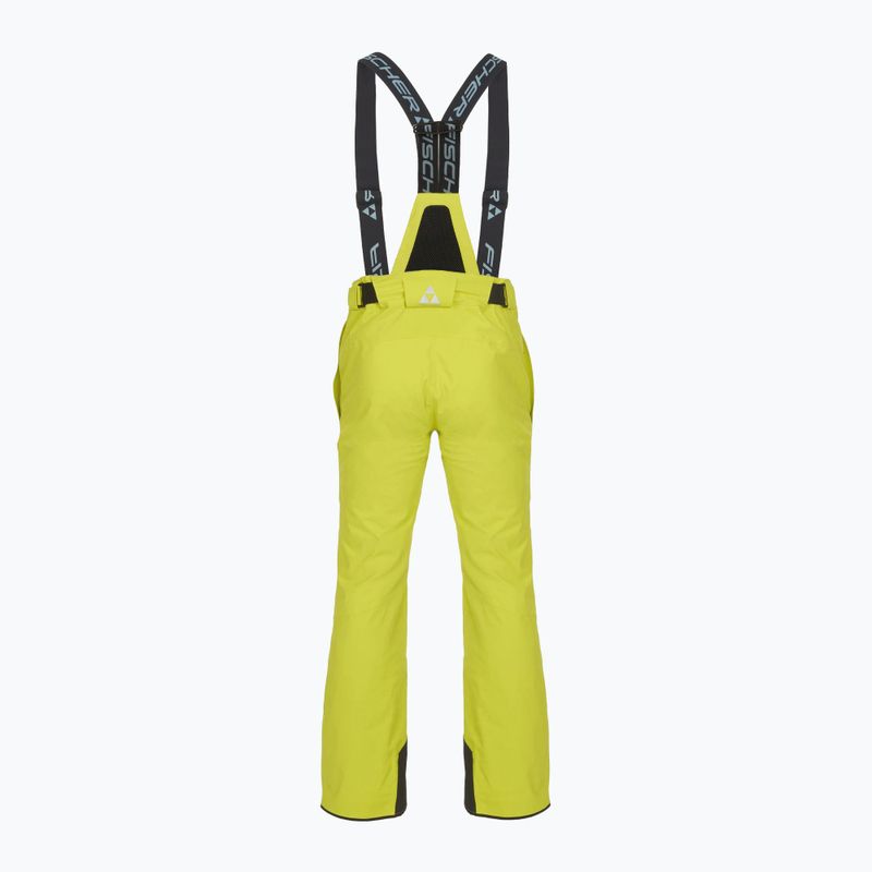Pantaloni da sci da uomo Fischer Premier fischer giallo 7