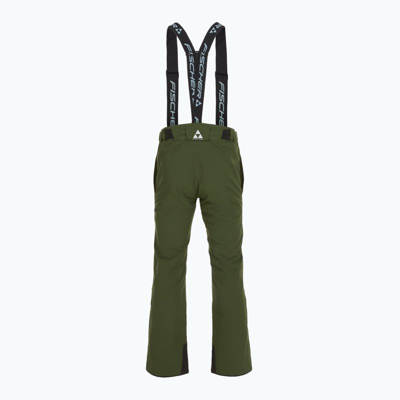 Pantaloni da sci da uomo Fischer Premier rifle verde 9