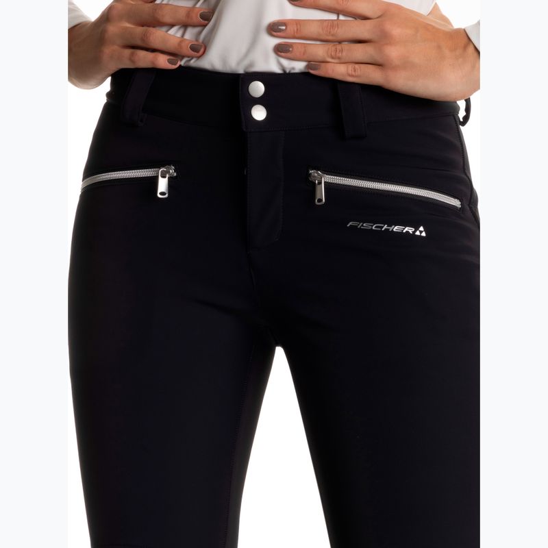 Pantaloni da sci da donna Fischer Oracle Stretch nero 4