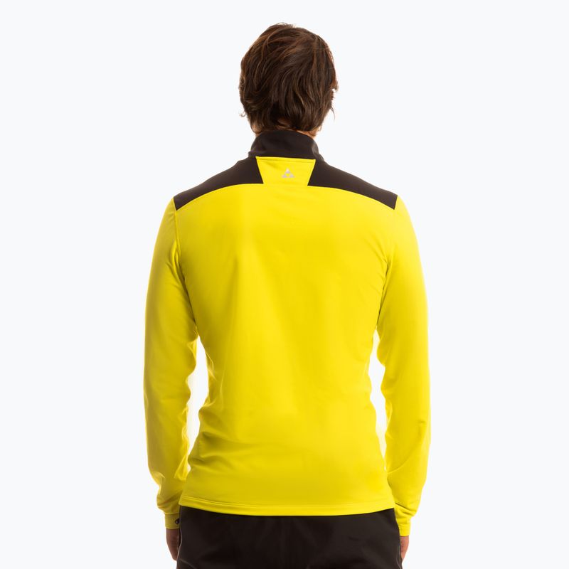 Felpa termica Fischer Base Pro giallo uomo 2