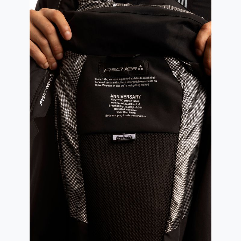 Giacca da sci da uomo Fischer Anniversary nero 8