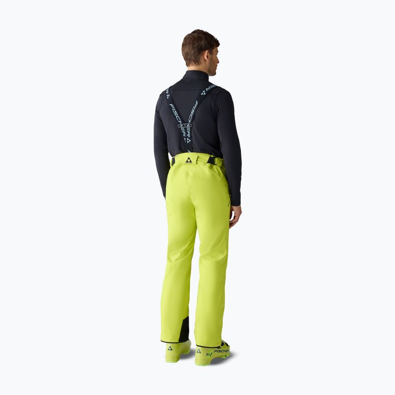Pantaloni da sci da uomo Fischer Premier fischer yellow 2