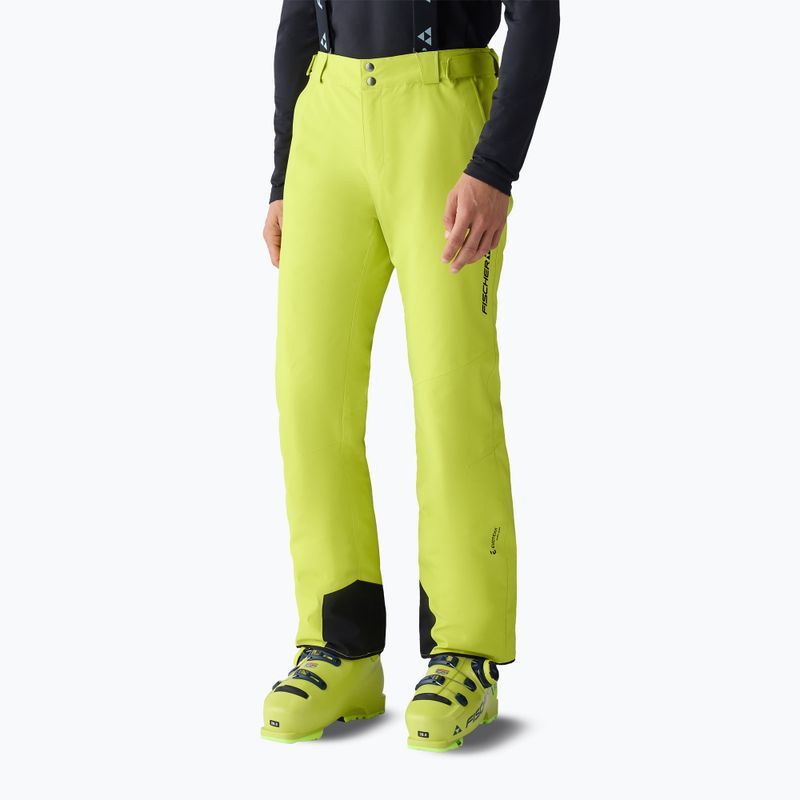 Pantaloni da sci da uomo Fischer Premier fischer yellow 3