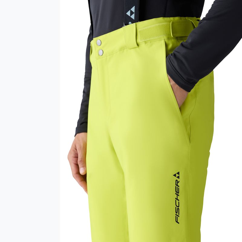 Pantaloni da sci da uomo Fischer Premier fischer yellow 4