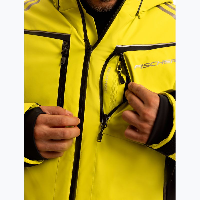 Giacca da sci da uomo Fischer RC4 fischer giallo 5