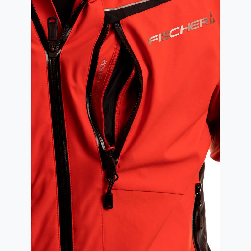 Giacca da sci da uomo Fischer RC4 rosso 4