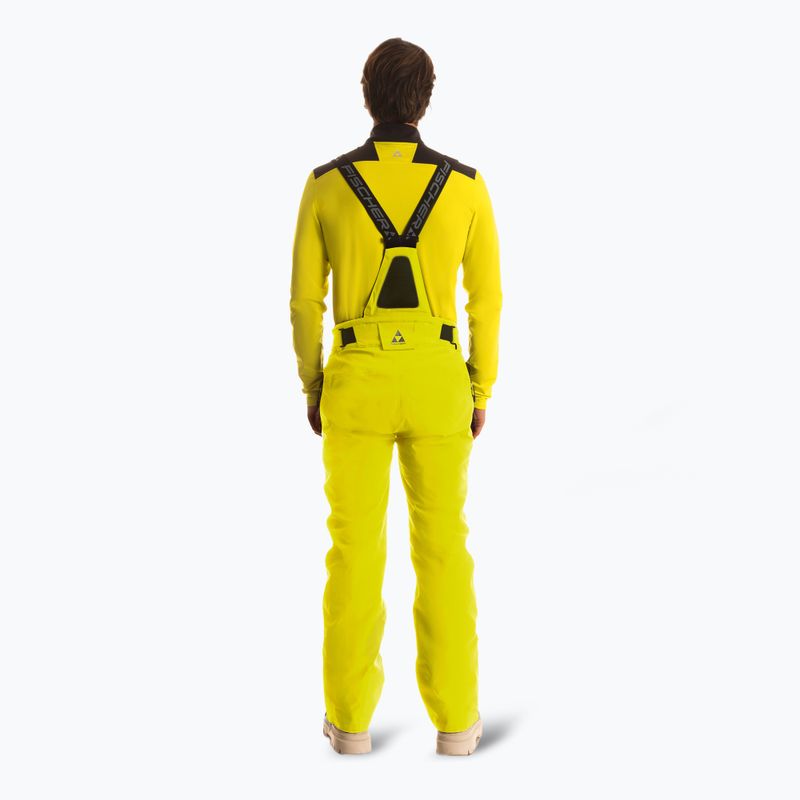 Pantaloni da sci da uomo Fischer RC4 fischer giallo 2