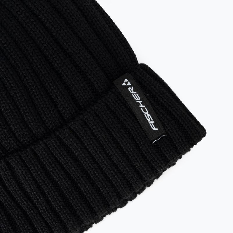 Berretto invernale Fischer Logo Beanie black 3
