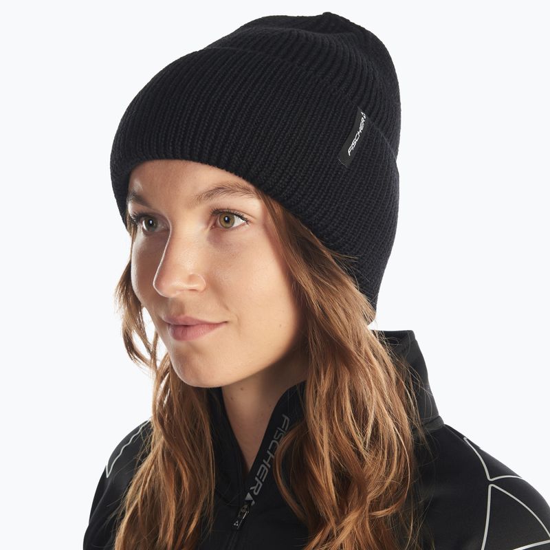 Berretto invernale Fischer Logo Beanie black 5