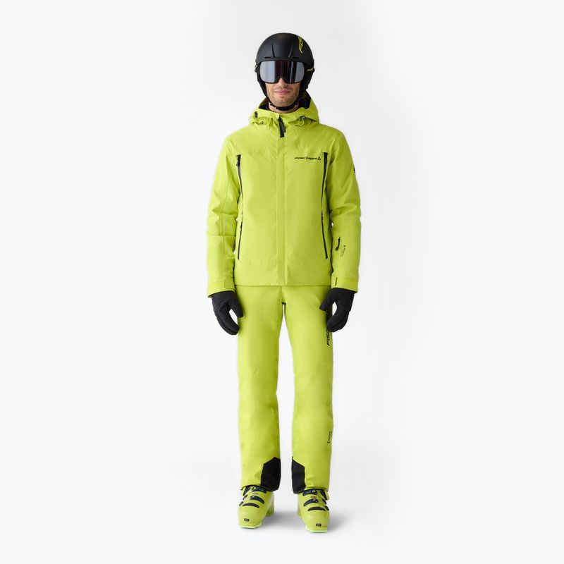 Giacca da sci da uomo Fischer Rush Jacket fischer yellow 2