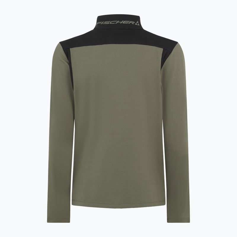 Felpa da uomo Fischer Flex Jacket olive green 4