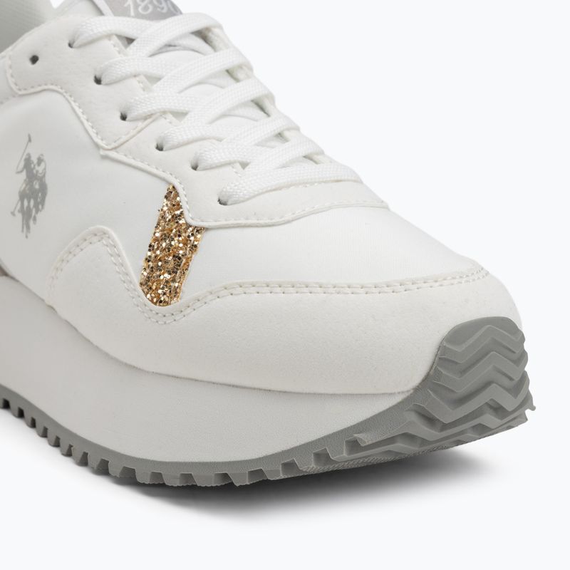 Scarpe da donna U.S. Polo Assn. BAYLE003C bianco/oro 7