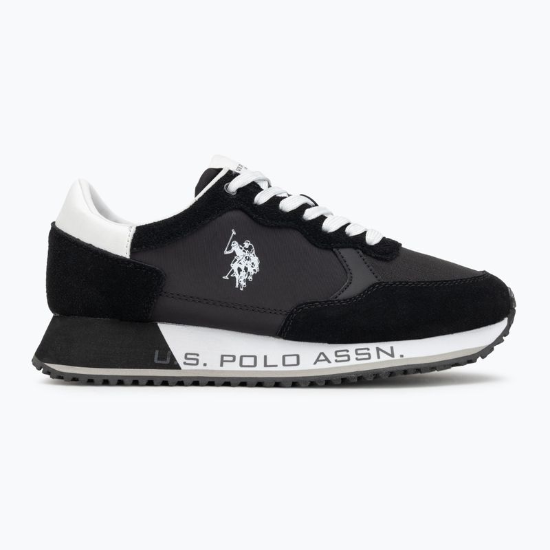 Scarpe da uomo U.S. Polo Assn. CLEEF006B nero/bianco 2